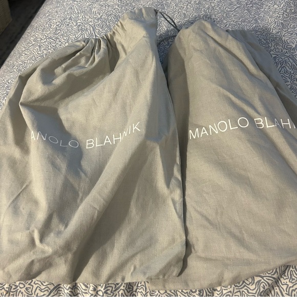 Manolo Blahnik Women's Hangisi Flats Blush Sz 9.5 (42 1/2) - Picture 11 of 11